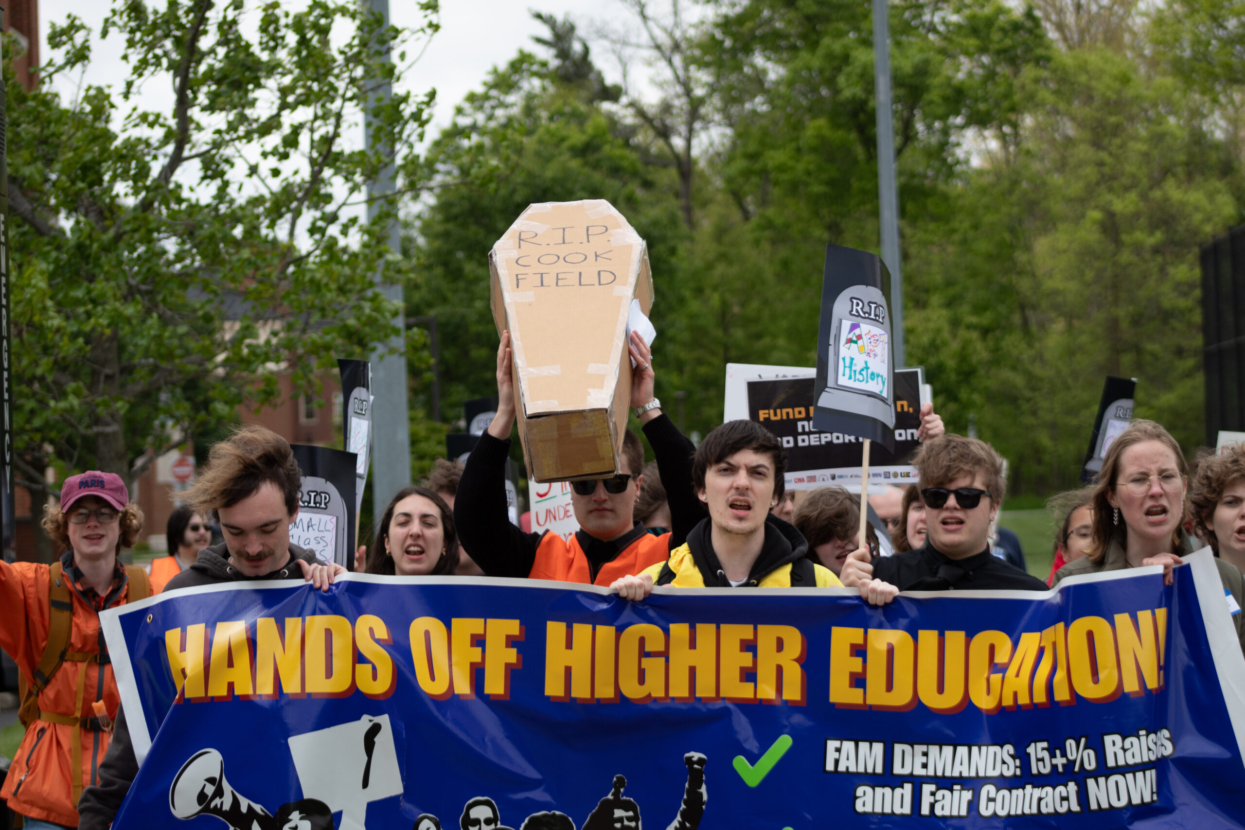 HANDS OFF HIGHER EDUCATION!